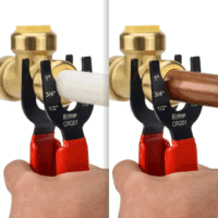 Icrimp CRQ01 Disconnect Tong Sized 1/2 Inch, 3/4 Inch, 1 Inch, Removal Tool Used for Demount Brass Push Fit, Push-To-Connect Fittings - Image 5
