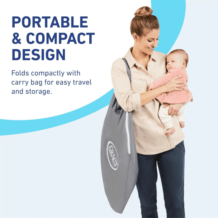 Pack N Play Dome LX Playard with Baby Bassinet, Lightweight Portable Crib, Push-Button Fold Travel Crib, Redmond, Convertible - Image 8