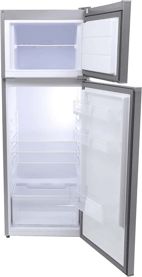 WBRT73S Apartment Refrigerator Freestanding Slim Design Full Fridge with Top Freezer for Condo, House, Small Kitchen Use, 7.4 Cu.Ft, Metallic - Image 2