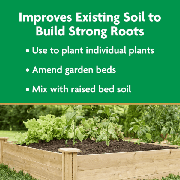 Garden Soil All Purpose, for In-Ground Use, Feeds up to 3 Months, Amends Vegetable, Flower and Plant Beds, 1 Cu. Ft. - Image 7