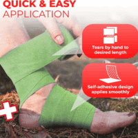 Self Adherent Cohesive Bandages 3" X 5 Yards - 6 Count, Rainbow Colors - Image 4
