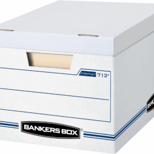 12 Pack Standard Duty File Storage Boxes, Standard Assembly, Removable Lid, Letter/Legal (0071301)