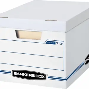 12 Pack Standard Duty File Storage Boxes, Standard Assembly, Removable Lid, Letter/Legal (0071301)