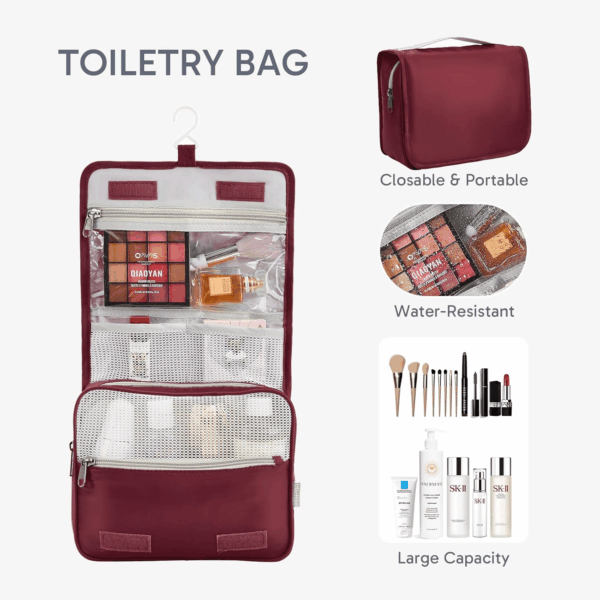 ALL INCLUDED 10 Set Sturdy Packing Cubes for Suitcases, Travel Essentials,Upgraded Anti-Tear Stitching, NEW Improved Luggage Packing Organizers for Travel Accessories (Burgundy) - Image 3