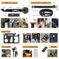 Survival Kit, 250Pcs Survival Gear First Aid Kit with Molle System Compatible Bag and Emergency Tent, Emergency Kit for Earthquake, Outdoor Adventure, Hiking, Hunting, Gifts for Men Women - Image 5