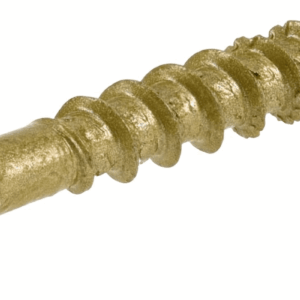 48594 Wood Screws, #8 X 1-1/4", Premium Outdoor Deck Screws, Rust Resistant, Epoxy Coated Bronze, 1Lb Box, 242 Pcs