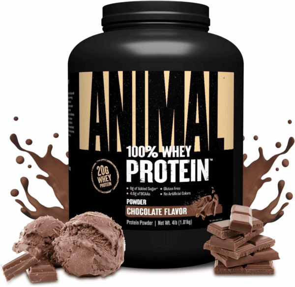 100% Whey Protein Powder – Whey Blend for Pre Workout or Post Workout, Recovery, or an Anytime Low Sugar Protein Boost Meal Replacement with BCAA Branched Chain Amino Acids – Chocolate, 4 Lb