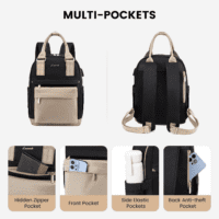 Mini Backpack for Women Stylish Waterproof Backpack Purse with USB Port, Cute Daypack for College Travel Party - Image 2