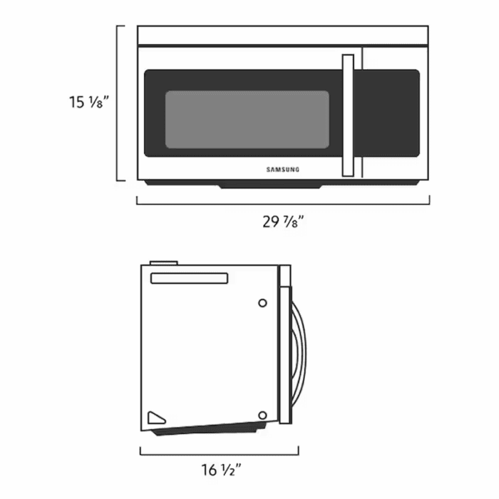 1.6-Cu Ft 29.88-In Over-The-Range Microwave ( Stainless Steel ) - Image 11