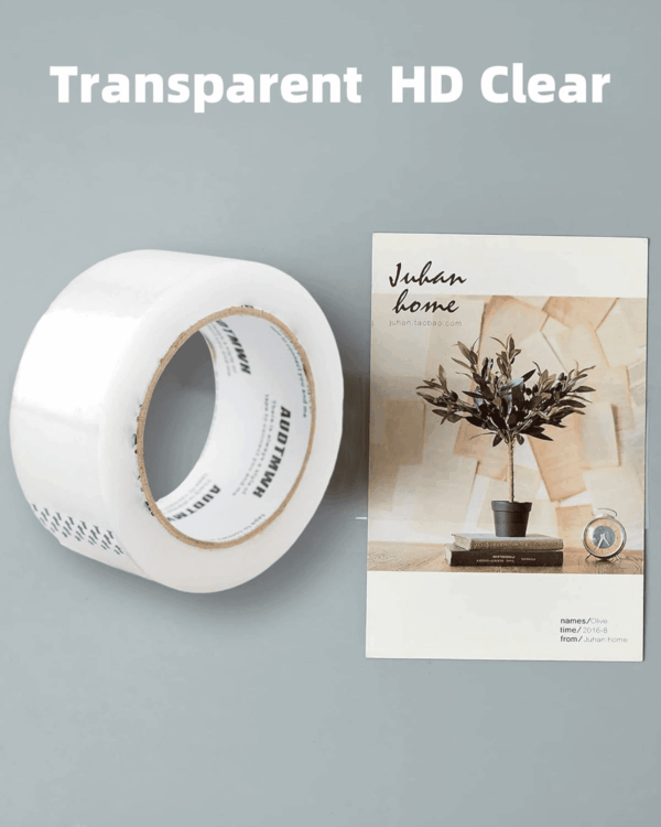 Packing Tape Refills, Clear, Packaging Tape Heavy Duty Designed for Moving, Shipping and Packing, Mailing,1.88" X 60 Yds, 2 Rolls - Image 4