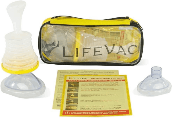 Yellow Travel Kit - Portable Suction Rescue Device, First Aid Kit for Kids and Adults, Portable Airway Suction Device for Children and Adults
