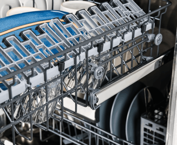 24" Built-In Stainless Steel Tub Dishwasher with Easyflex 3Rd Rack, Smartwash, Ultrawash Plus, Turbodry, Morespace plus Adjustable Rack, Energy Star Certified, Black - Image 5