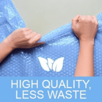 Large Roll of 90 Feet of Recycled Medium Bubble Wrap for Packing, Moving and Shipping for Your Business Essentials. Eco Friendly and Made from 90% Post-Consumer Materials by - Image 3