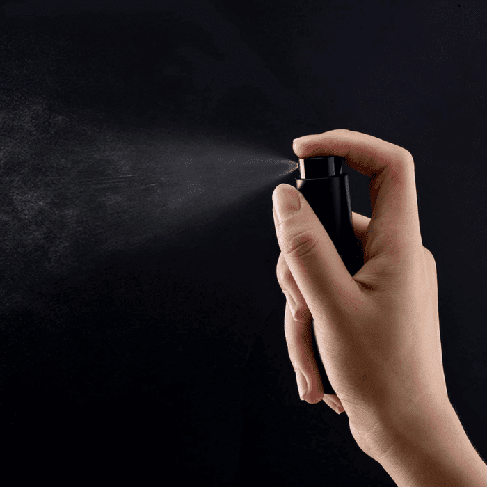 8ML Mini Atomizer Perfume Travel (Matte Black) Refillable Bottle Portable Spray Bottle for Cologne and Perfume (3Pcs) - Image 2