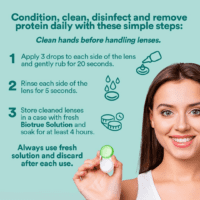 Contact Lens Solution, Multi-Purpose Solution for Soft Contact Lenses, Lens Case Included, 10 FL OZ (Pack of 2) - Image 5