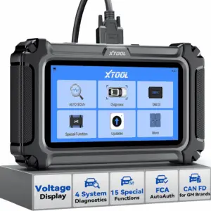 D5S OBD2 Scanner - 2025 Code Reader for Cars & Trucks with 15 Reset Functions, Crank Sensor Relearn, FCA Autoauth, CAN FD for GM, Engine ABS SRS Transmission Car Diagnostic Tool