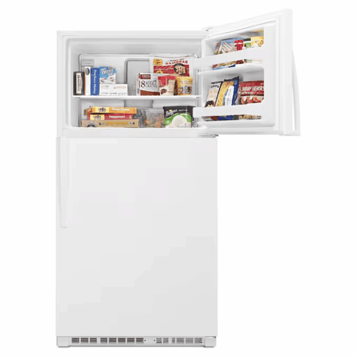 20.5-Cu Ft Top-Freezer Refrigerator ( White ) - Image 10
