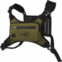 Water Resistant Chest Pack - Running Vest for Workouts, Running Phone Holder Extra Storage, Lightweight Running Pack