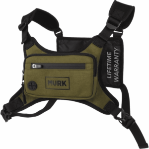 Water Resistant Chest Pack - Running Vest for Workouts, Running Phone Holder Extra Storage, Lightweight Running Pack