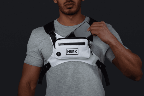 Water Resistant Chest Pack - Running Vest for Workouts, Running Phone Holder Extra Storage, Lightweight Running Pack - Image 9