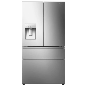 Pureflat Standard-Depth 25.6-Cu Ft 4 -Door Smart Compatible French Door Refrigerator with Ice Maker with Water and Ice Dispenser ( Stainless Steel ) ENERGY STAR Certified