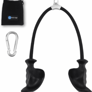 Tricep Rope with Ergonomic Handles, 36 Inch Tricep Pull down Rope for Cable Machine, Pulley System, Triceps Rope Cable Attachment for Gym, Home