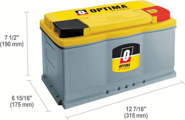 Batteries High Performance DH7 Yellowtop Dual Purpose Sealed AGM Car, Truck and SUV Battery, 880 CCA, Maintenance Free, Versitile Mounting, BCI Group Size 94R - Image 2