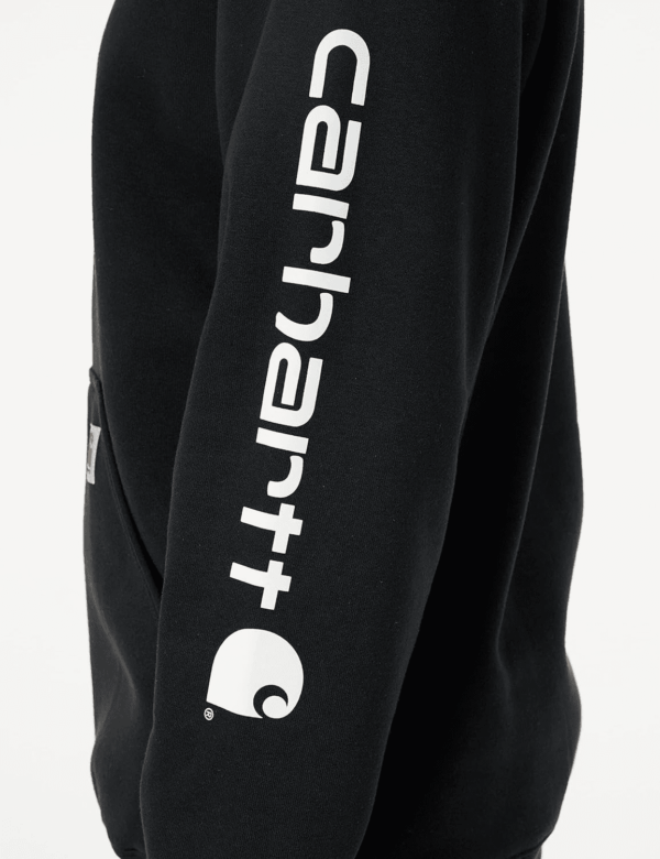Men'S Loose Fit Midweight Logo Sleeve Graphic Sweatshirt - Image 5