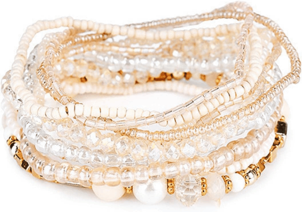 Bohemian Crystal Beaded Stackable Bracelets Handmade Colorful Crystal Pearl Seed Beads Bracelets for Women Jewelry - Image 2