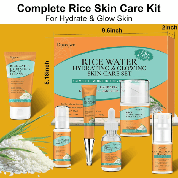 Womens & Teens Wife Birthday Gift Ideas,Skin Care Set,Hydrate Glow Repair Anti-Aging Facial Routine Kit Skincare Gift Set for Women Mom Teenage Teen Girl Gifts Trendy Stuff Mothers Day Christmas Gifts - Image 5