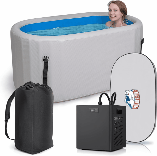 Inflatable Ice Bathtub with Chiller 2.0