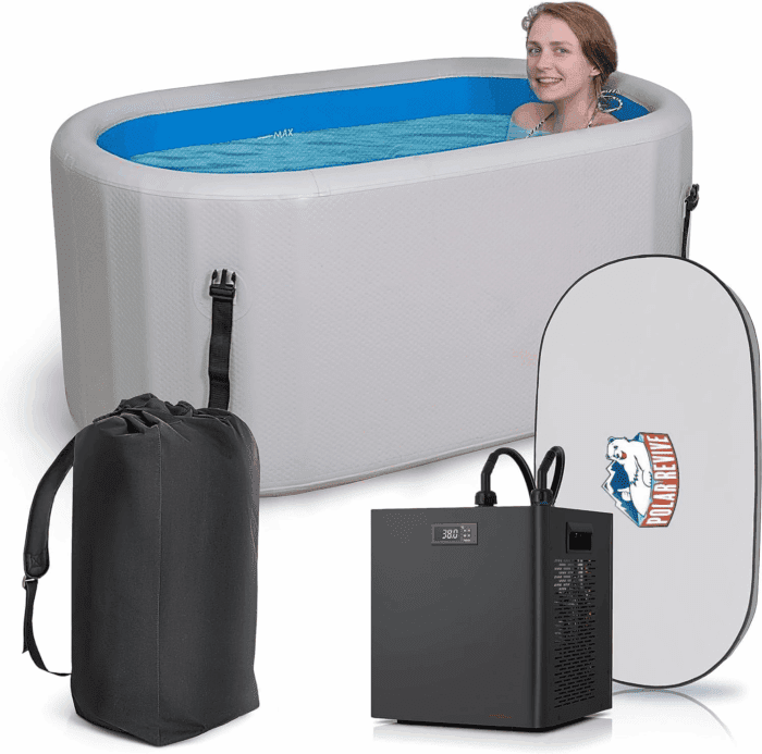 Inflatable Ice Bathtub with Chiller 2.0