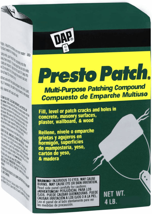 58505 Presto Patch Multi Purpose Patching Compound, 4-Pound