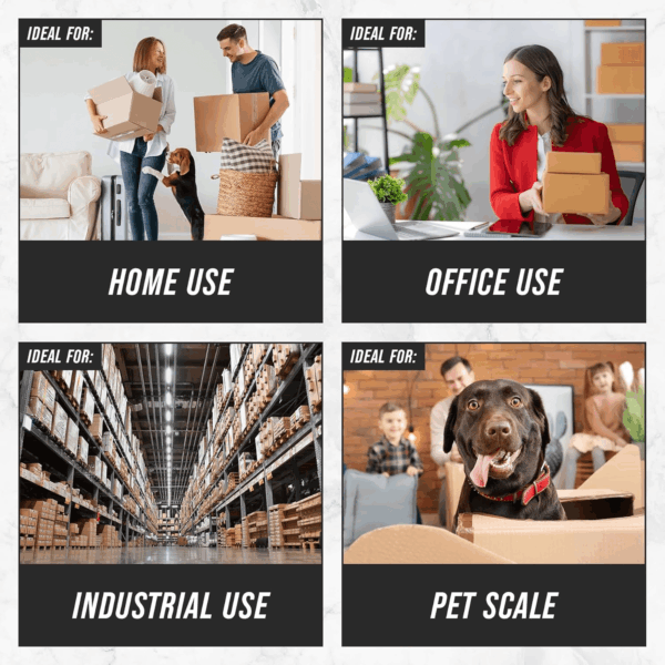 440Lbs X 6 Oz. Digital Heavy Duty Shipping and Postal Scale, with Durable Stainless Steel Large Platform, UPS USPS Post Office Postal Scale and Luggage Scale - Image 6