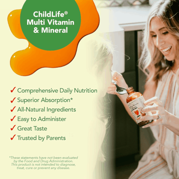 Kids Multivitamin & Mineral - Kids Vitamins, Liquid Multivitamin for Kids, Toddler Multivitamins, Liquid Vitamins, Baby Multivitamin - Natural Orange & Mango, 8 Fl Oz (Pack of 2) - Image 6