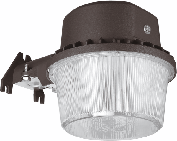LED Barn Light, Dusk to Dawn Area Lights with Photocell, Outdoor Security Flood Lighting, ETL & FCC Listed, IP65 Waterproof, Aluminum, 110-277V, Garage, Yard, 3000K Warm White, Bronze