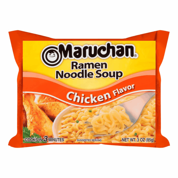 Ramen Chicken, Instant Ramen Noodles, Ready to Eat Meals, 3 Oz, 24 Count - Image 2