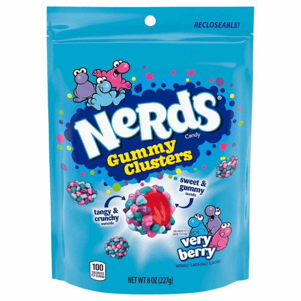 Gummy Clusters, Candy, Very Berry, Crunchy and Gummy, 8 Oz - Image 10