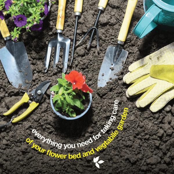Gardening Tools Set of 10 - Complete Heavy Duty Garden Tools Set with Fashion Handbag - Durable Gardening Supplies Kit Ideal Garden Gifts for Women - Image 4
