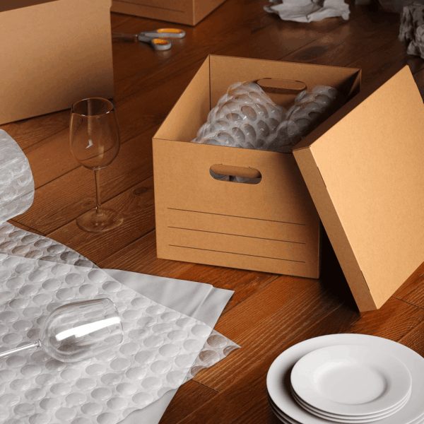 Moving Boxes with Handles and Lids for Packing, 20 Pack, Small, Brown, 15 X 10 X 12 Inches - Image 8