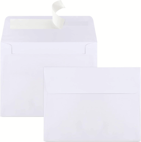 70 Packs Invitation Envelopes, A2 Envelopes White, Postcard Envelopes, Envelopes for 4.5X5.5 Cards, Envelopes for Invitations, Envelopes Self Seal for Photos RSVP, Greeting Cards