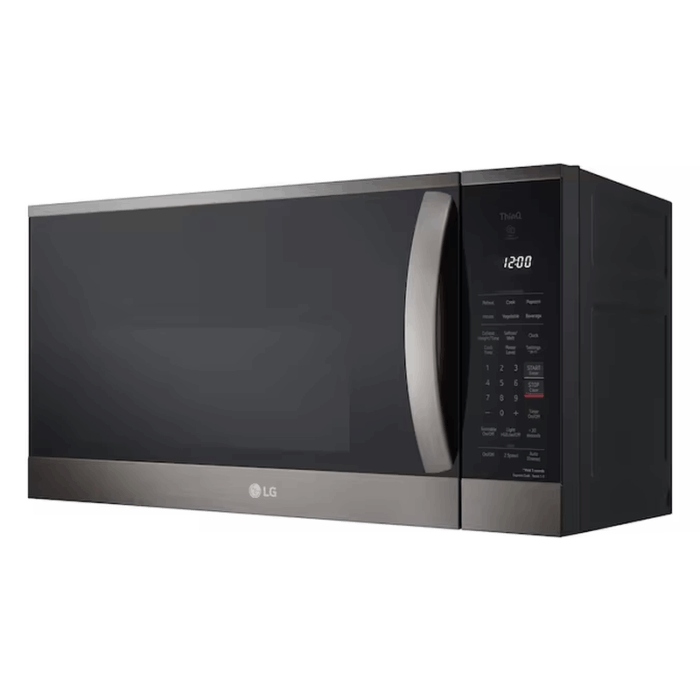 1.8-Cu Ft 29.88-In Over-The-Range Microwave with Sensor Cooking ( Printproof Black Stainless Steel ) - Image 8