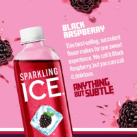 , Black Raspberry Sparkling Water, Zero Sugar Flavored Water, with Vitamins and Antioxidants, Low Calorie Beverage, 17 Fl Oz Bottles (Pack of 12) - Image 2