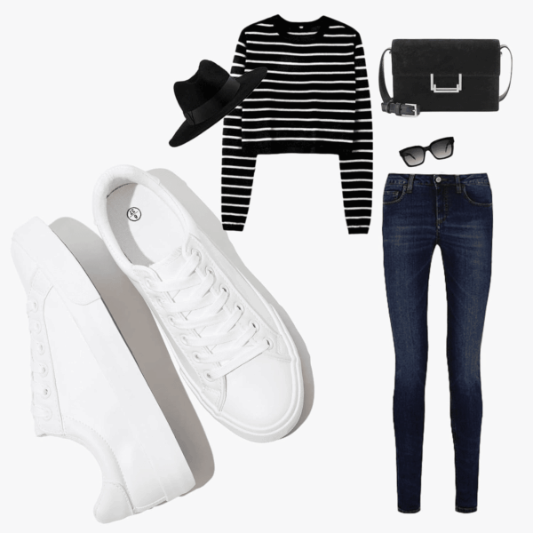 Womens White Tennis Shoes PU Leather Sneakers Casual Walking Shoes for Women - Image 4