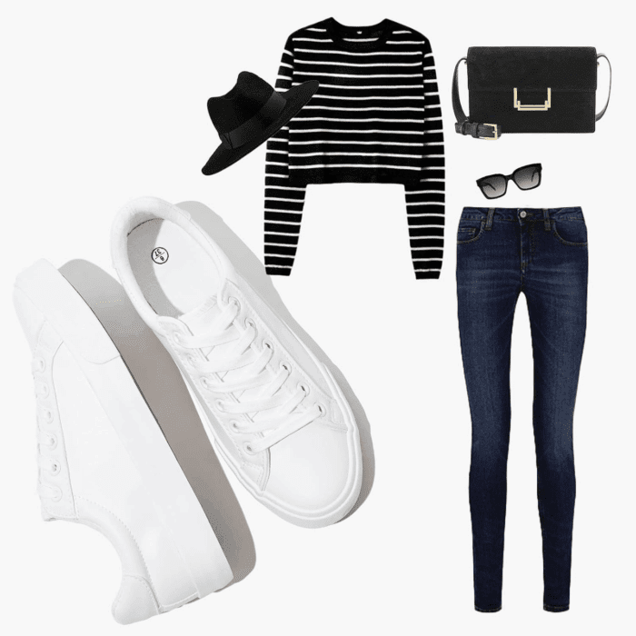 Womens White Tennis Shoes PU Leather Sneakers Casual Walking Shoes for Women - Image 4