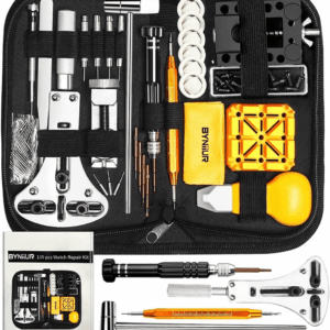 Watch Link Removal Kit,  Watch Repair Kit, Watch Case Opener Spring Bar Tools, Watch Battery Replacement Tool Kit, Watch Band Link Pin Tool Set with Carrying Case and Instruction Manual