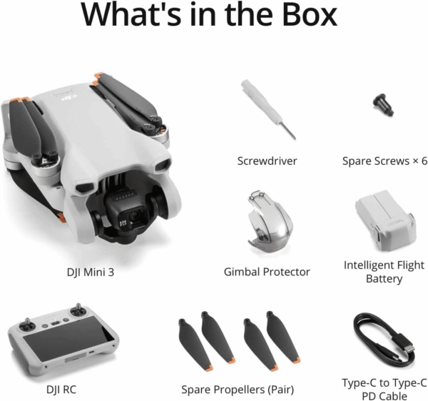 Mini 3 ( RC), Lightweight 3X Mechanical Gimbal Drones with Camera for Adults 4K, 38-Min Flight Time, up to 32800Ft (10Km) Video Transmission, Vertical Shooting, GPS Auto Return Integrated - Image 9