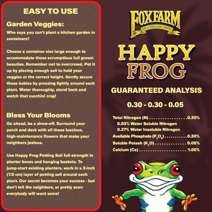 Happy Frog Potting Soil, 2Cu Ft - for Indoor/Outdoor Container Plants, Improves Root Efficiency, Ph Adjusted for Optimal Nutrient Uptake - Contains Mycorrhizae and Humic Acids - Image 3