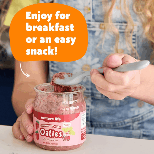 Overnight Oats, Variety Pack, Healthy Snacks for Kids, Nutritious Breakfast Food for Children W/Real Fruit & Hidden Veggies, No Added Sugar, Ready to Eat Meals for Toddlers & Kids, 4 Pack - Image 3