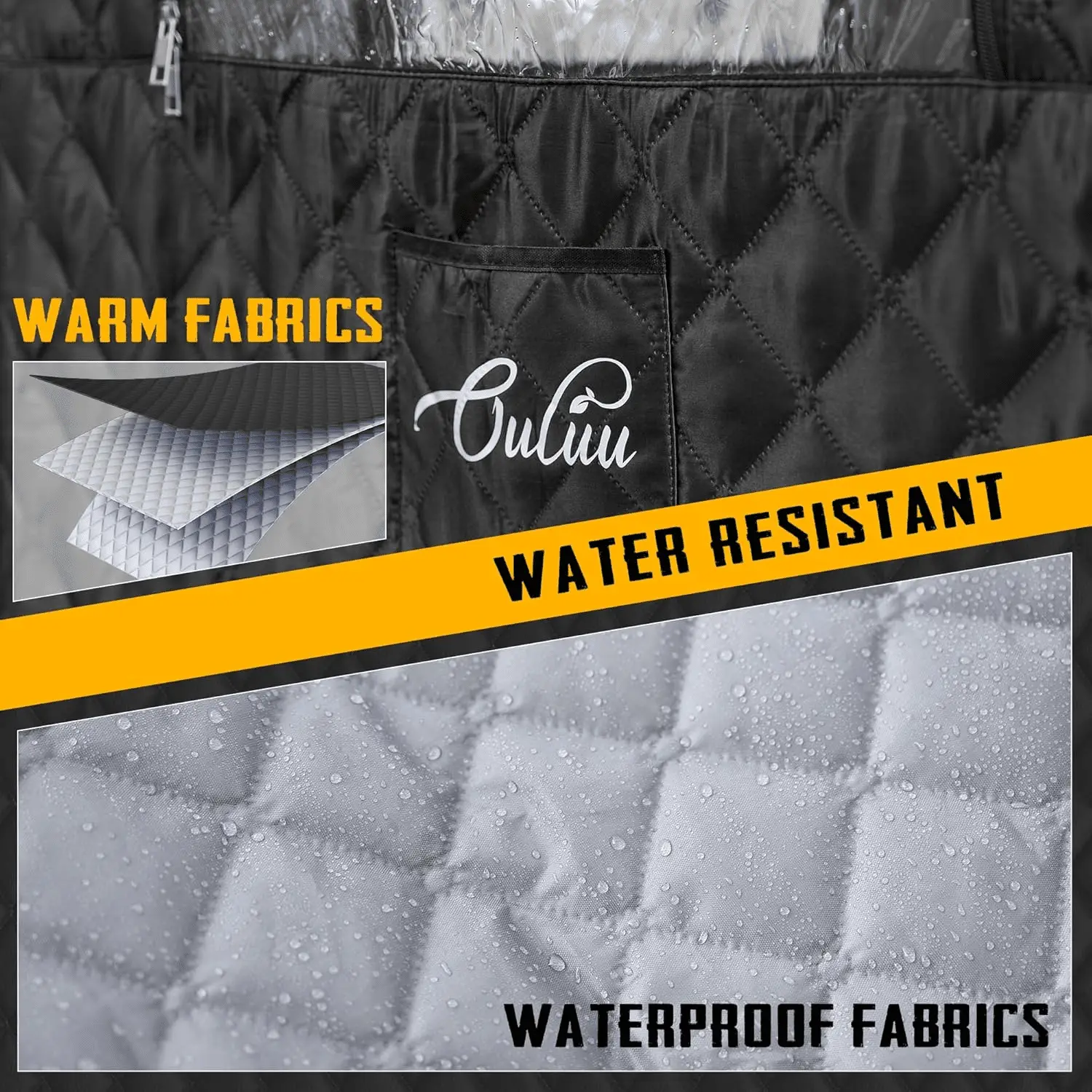 Portable Sauna for Home, Sauna Box with 2.6L Steamer, Personal Sauna with Big Sauna Chair, Remote Control, Oxford Fabric, 2.6’ X 2.6’ X 5.9’, Black, 1000W - Image 4